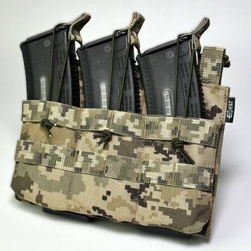 Передня панель для плитоноски на 3 магазина MM14 IvGear 4300082 28132 фото