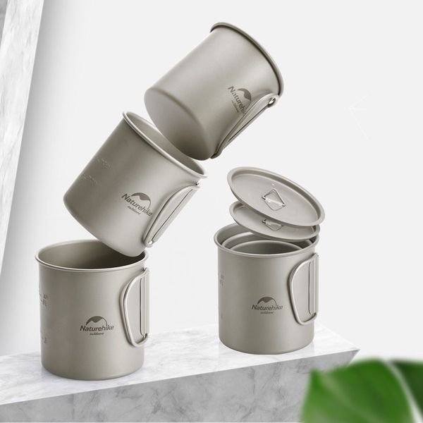 Кружка титановая с ручкой 300 мл Naturehike NH20CJ005 at-6927595745779 фото