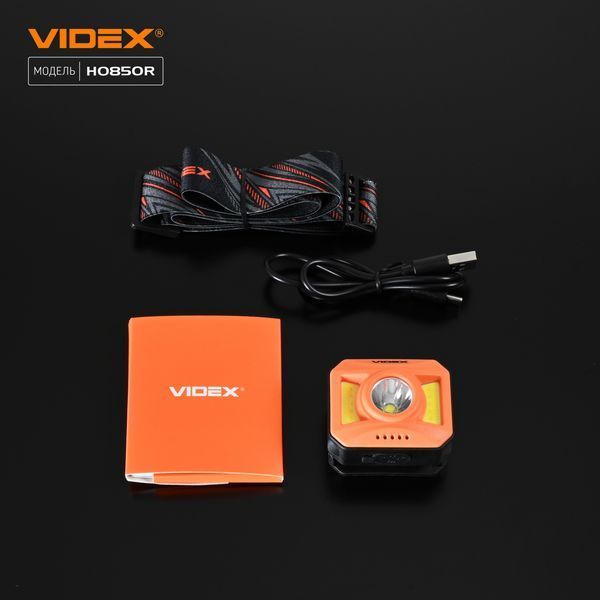 VIDEX Ліхтар налобний H085 VLF-H085-OR 400Lm(р) 16938 фото