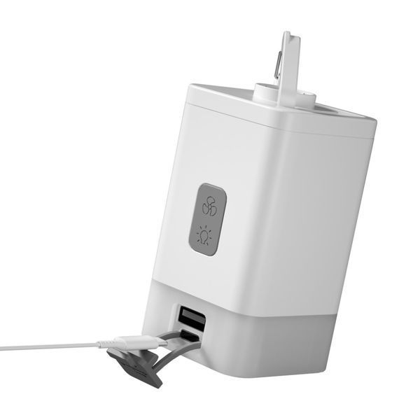 Насос-ліхтар-powerbank кемпінговий Flextail Max Pump 2 Plus, білий at-6971670131063 фото