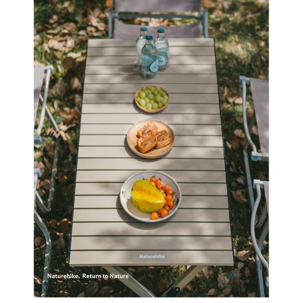 Складной стол Naturehike Star Jane T01 CNK2550JJ018, 89х60 см, углеродистая сталь, бежевый at-6977465868053 фото
