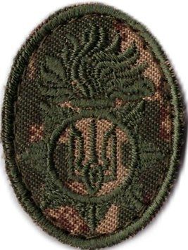 КОКАРДА Національна гвардія України НГУ (овал) Хижак\Olive 12376 20654 фото
