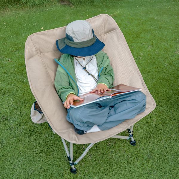 Стілець складаний Naturehike Stellaluna T04 CNK2550JJ022, вуглецева сталь, чорний at-6977465866004 фото