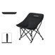 Стілець складаний Naturehike Stellaluna T04 CNK2550JJ022, вуглецева сталь, чорний at-6977465866004 фото 2