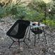 Стілець складаний ультралегкий Naturehike CNK2550JJ013 Yamami YL01, розмір М, алюміній, чорний at-6927595775431 фото 10