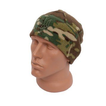 Шапка флісова з вишитим ГЕРБОМ Multicam RR0039 S(р) 21476 фото