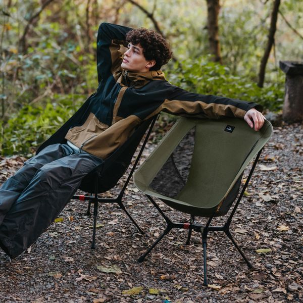 Стул складной ультралегкий Naturehike CNK2550JJ013 Yamami YL01, размер М, алюминий, серый at-6927595774816 фото