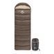 Спальник з капюшоном Naturehike U350S NH20MSD07, (-3&deg;C), правий, коричневий at-6927595764312-R фото 1