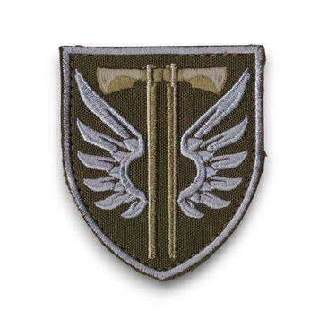 Нарукавний знак ЗСУ 77 ОАеМБр NEW OLive 77бр 11578 17270 фото