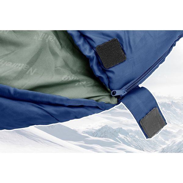 Спальник з капюшоном Naturehike MJ300 CNK2300SD014, темно-блакитний at-6976023923081 фото