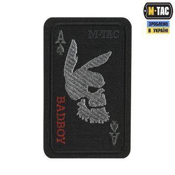 M-TAC нашивка BAD BOY Black ВИШИВКА 51390002 17595 фото