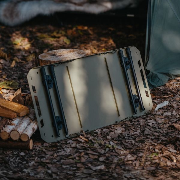 Складной стол Naturehike CNK2450JJ025, 80х40 см, алюминий, оливковый at-6977465868626 фото
