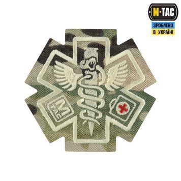 M-TAC нашивка PARAMEDIC Multicam ВИШИВКА 51432008 16950 фото