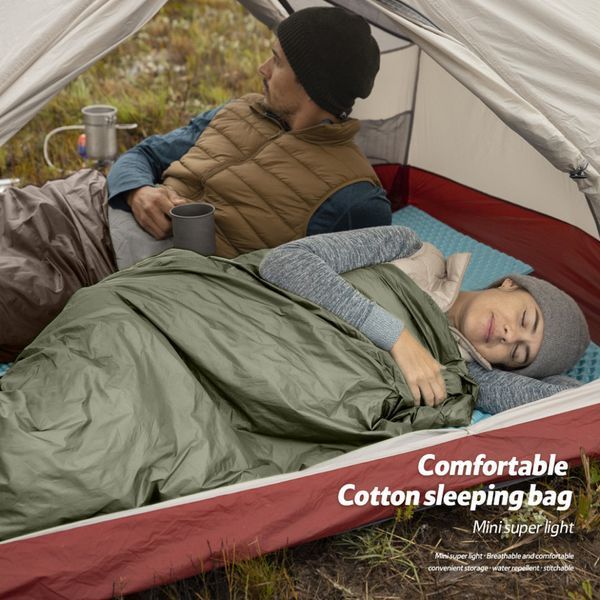 Спальный мешок Naturehike LW180 Mini NH21MSD04, левый, XL, темно-зеленый at-6975641884361 фото