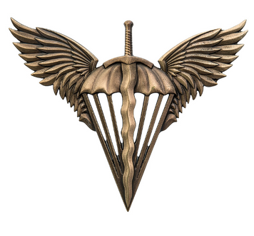 Беретний знак Десантно-Штурмові війська Steel GRLD-0103 19082 фото