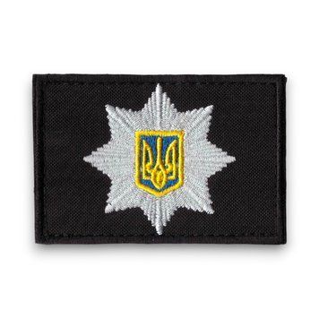 КОКАРДА Національна поліція України ЗАГЛУШКА кольоровий 13311 7,5х5(р) 25816 фото