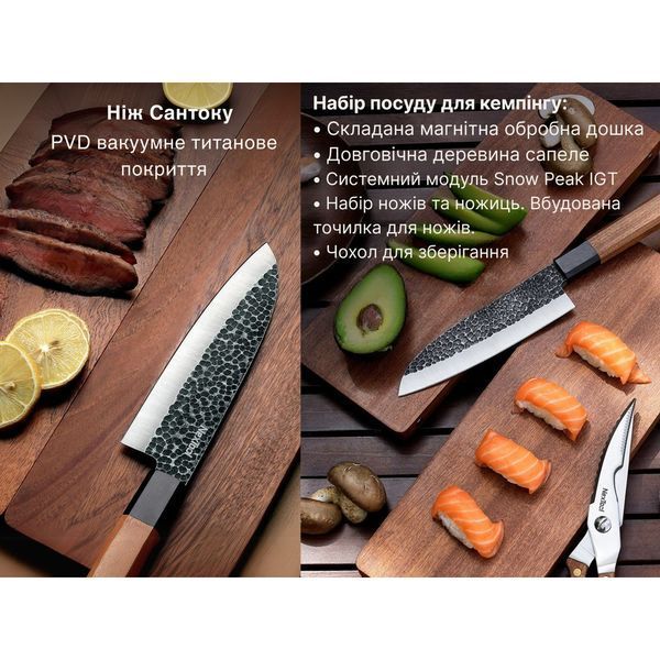 Набор ножей приборов для кемпинга NexTool Camp Chef at-NE20171 фото