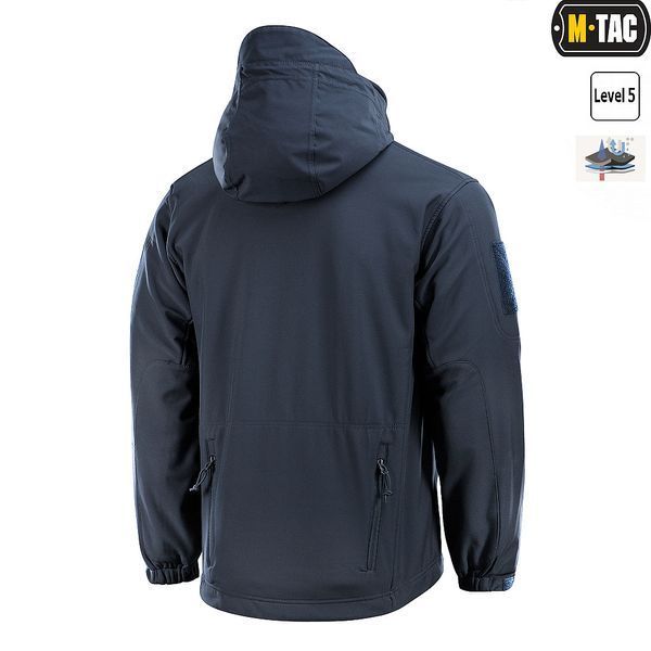M-TAC Куртка SOFT SHELL З ПІДСТІБКОЮ Dark Navy Blue 20501015 XS(р) 20501015 фото