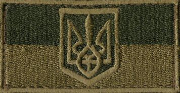 Нашивка прапор України З ГЕРБОМ Olive 3078 LLARGE 8x4(р) 20660 фото