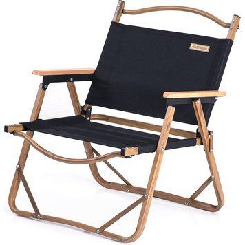 Кресло складное Naturehike MW02 NH19Y002-D, 600D Oxford/алюминий, р-р S, черный at-6927595735084 фото