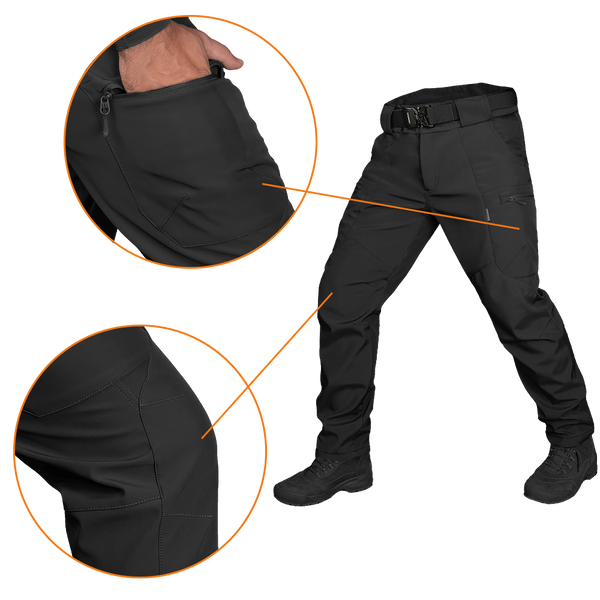 Штани SoftShell 2.0 Black (6584), S 1555-ca-6584S фото
