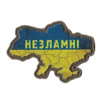 LUX Нашивка ПВХ Карта України НЕЗЛАМНІ Yellow\Blue 11046 фото