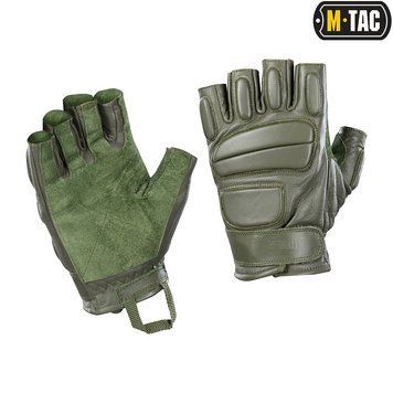 M-TAC Рукавички БЕЗПАЛІ шкіряні ASSAULT TACTICAL MK.1 Olive 90211001 S(р) 90211001 фото
