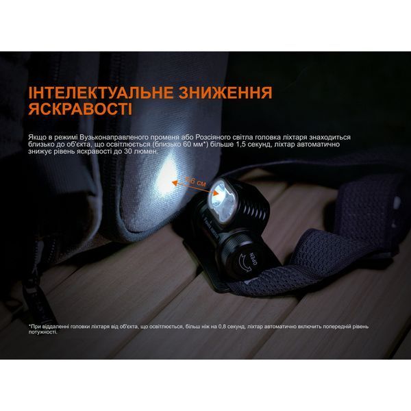 Фонарь налобный Fenix HM55R, розовый at-HM55Rnbl фото