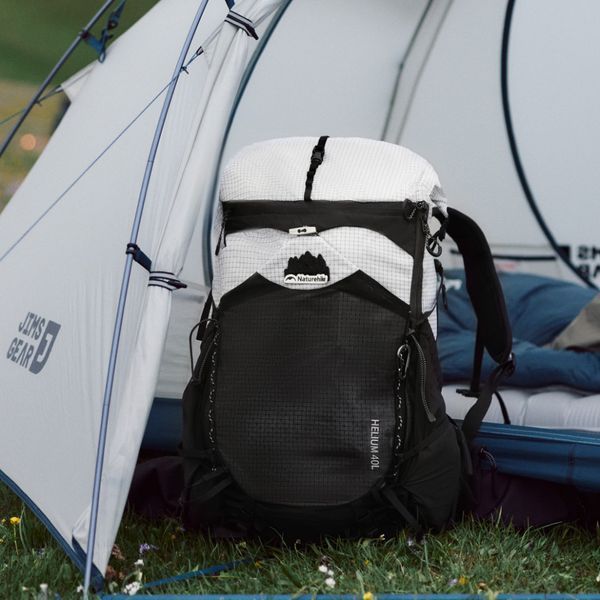 Рюкзак туристический Naturehike Helium CNK2450XB016, 40 л, черный, M at-6976507666664 фото