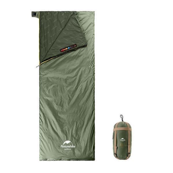 Спальник сверхлегкий Naturehike Summer LW180 NH21MSD09 левый, (15&deg;C), p-p M, зеленый at-6927595777930-L фото