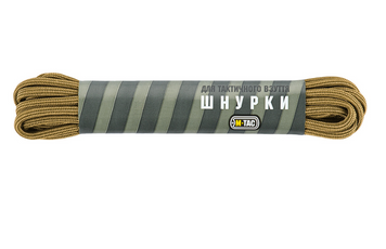 M-TAC Шнурки тип.3 Coyote MTC-LACEPCT3-CO 100см.(р) 26833 фото