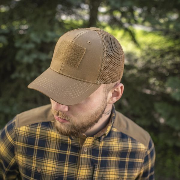 M-TAC Бейсболка з липучкою та сіткою FLEX РІП-СТОП Coyote Brown 40570017 S\M(р) 40570017 фото