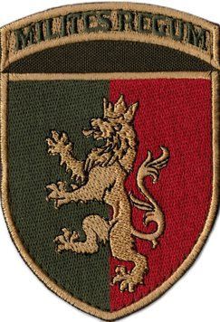 Нарукавний знак ЗСУ 24 ОМБр ім. короля Данила Механізовані війська "Milites Regum" кольоровий 6997 6625 фото