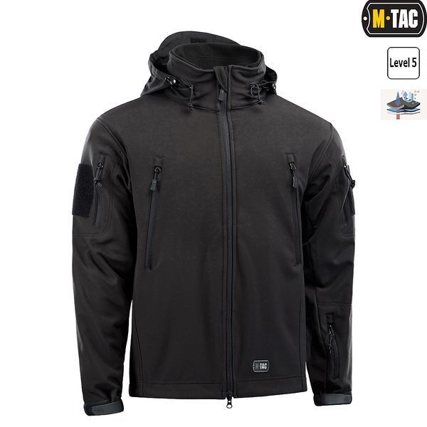 M-TAC Куртка SOFT SHELL З ПІДСТІБКОЮ Black 20501002 XS(р) 20501002 фото