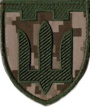 Нарукавний знак ЗСУ Сил територіальної оборони MM14\Olive ТРО 10023-24 7784 фото