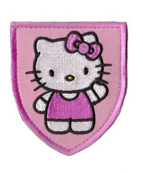 Нашивка OKS9895 HELLO KITTI BIG Pink 22168 фото