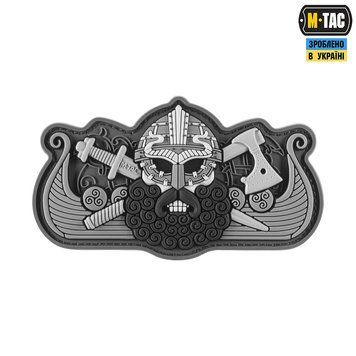 M-TAC нашивка VIKING&rsquo;S DRAKKAR Black\Gray PVC 20141 фото
