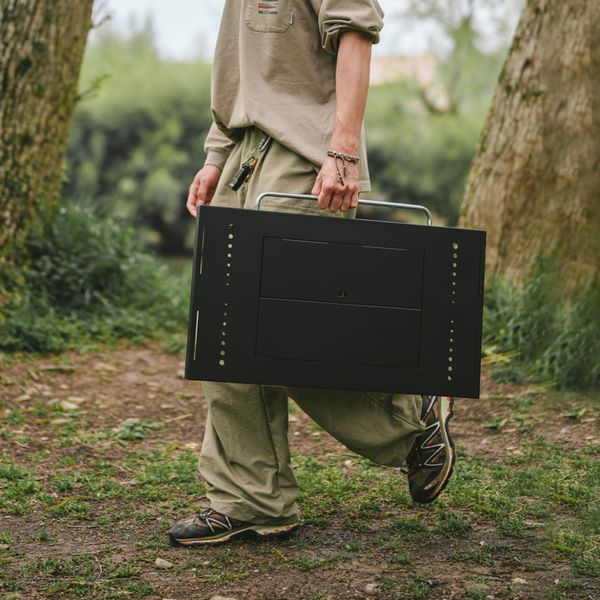 Стол для барбекю стальной Naturehike CNK2350CF018, черный at-6976507663960 фото
