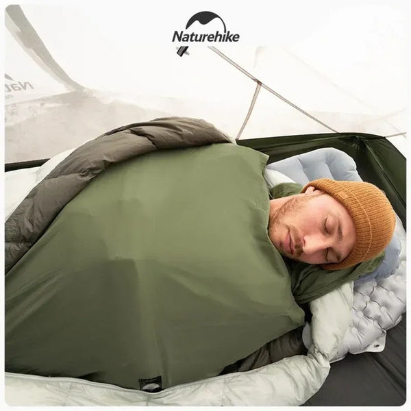 Подкладка для спального мешка Naturehike CNH22SD016, нейлон, зеленая at-6975641885818 фото