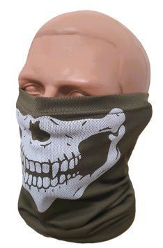 Баф COOLMAX SKELETON Dark Olive\White RR0039 27613 фото