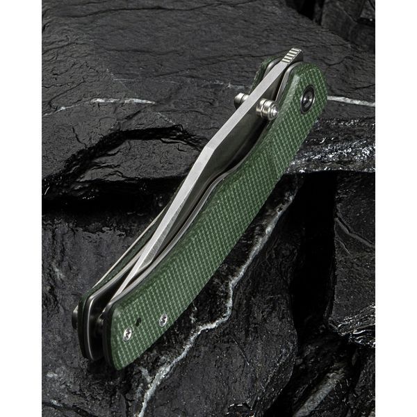 Нож складной карманный Civivi Clingman, (7.6 см) Nitro-V / Micarta темно-зеленый at-C23065-4 фото