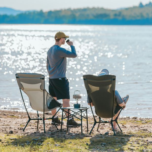 Стул складной ультралегкий Naturehike CNK2550JJ013 Yamami YL01, размер L, алюминий, черный at-6927595774410 фото