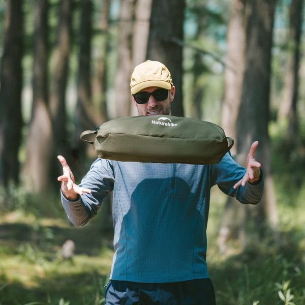 Стул складной ультралегкий Naturehike CNK2550JJ013 Yamami YL01, размер L, алюминий, черный at-6927595774410 фото