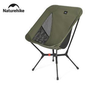 Стул складной ультралегкий Naturehike CNK2550JJ013 Yamami YL01, размер М, алюминий, оливковый at-6927595774670 фото