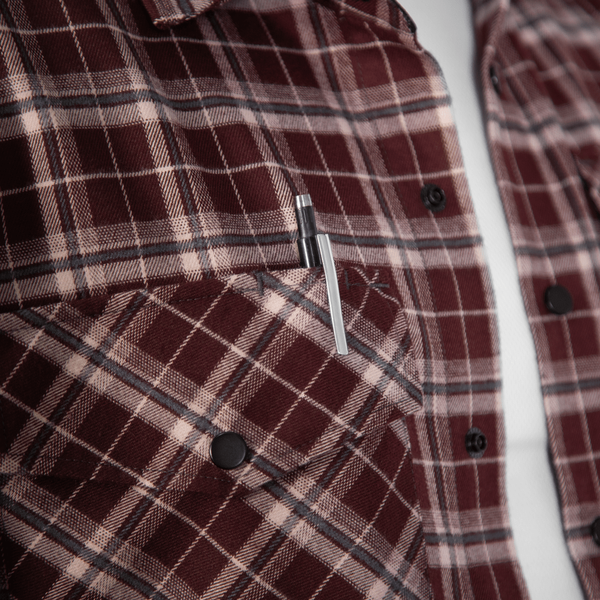 Рубашка "Буревой" Burgundy Check, XS 3281-ca-9307(XS) фото