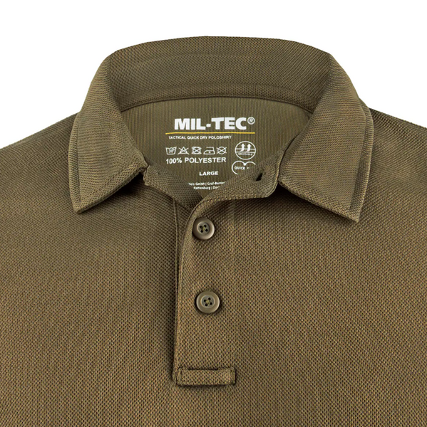 MilTec ORIGINAL Поло TACTICAL QUICK DRY Olive Polyester 10961001 M(р) 10961001 фото