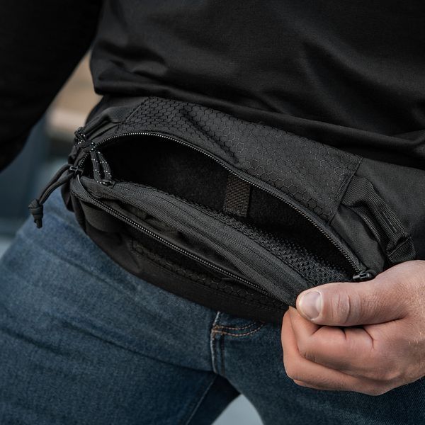 M-TAC Сумка WAIST BAG HEX Black 10422002 25444 фото