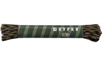 M-TAC шнурки Nyilon Mil-Spec Black\Coyote 30219205 185 см(р) 30444 фото