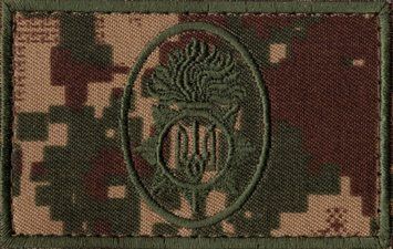 КОКАРДА Національна гвардія України НГУ ЗАГЛУШКА Хижак\Olive 12497 8x5(р) 19726 фото