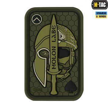 M-TAC нашивка MOLON LABE ACE 3D Olive PVC 18993 фото